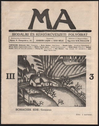 Item #427 MA. Irodalmi és képzömüvészeti folyóirat. / MA. Irodalmi és képzőművészeti...