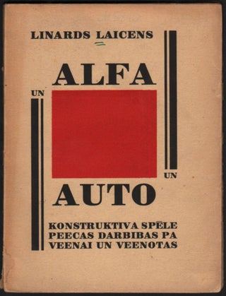 Item #432 Alfa un auto. -- konstruktiva spele. […] [Alfa and Car. Constructivist Play.]....