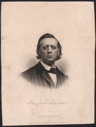 Item #459 Henry Ward Beecher. John A. O’Neill, Williamson, engraved by, photo by