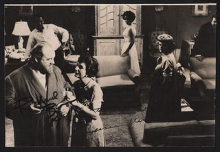 Item #491 Signed still from the “Cat on a Hot Tin Roof”. Tennessee Williams, Richard Brooks