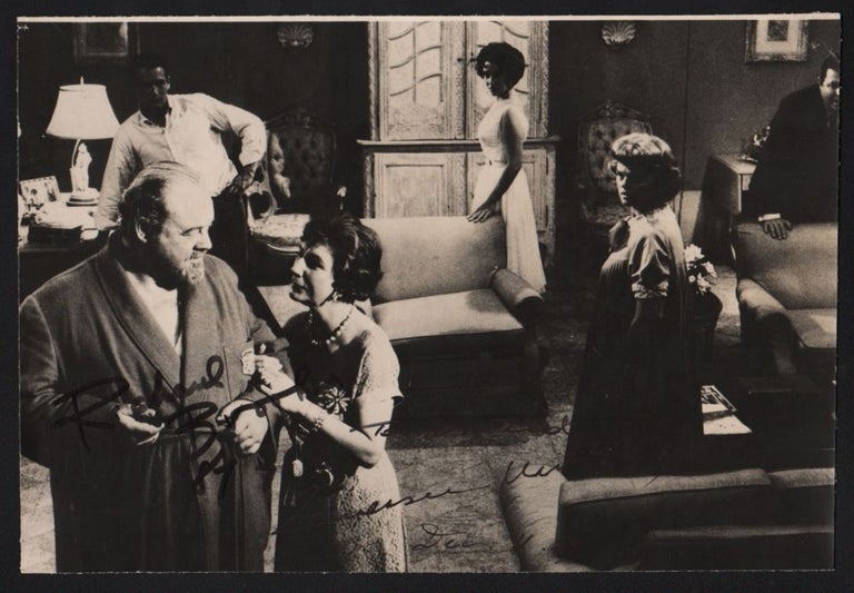 Item #491 Signed still from the “Cat on a Hot Tin Roof”. Tennessee Williams, Richard Brooks.