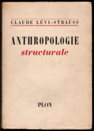 Anthropologie structurale. Avec 23 illustrations dans le texte et 13 illustrations hors-texte.