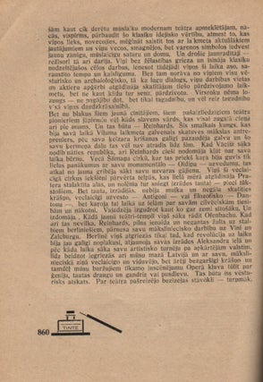Domas. Daiļliteraturas, zinatnes un makslas menesraksts. / Domas. Daiļliterātūras, zinātnes un mākslas mēnešraksts. Nr. 11. 1931. [Thoughts. Monthly Review of Literature, Science and Art.]