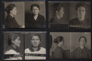 Item #548 Collection of Eleven 1920s Mugshots from Belgium, Three Typological Portraits of Women
