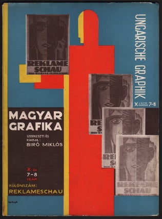 Item #637 Magyar Grafika. X. év 7–8. szám. Különszám: Reklameschau. [Hungarian Graphic....