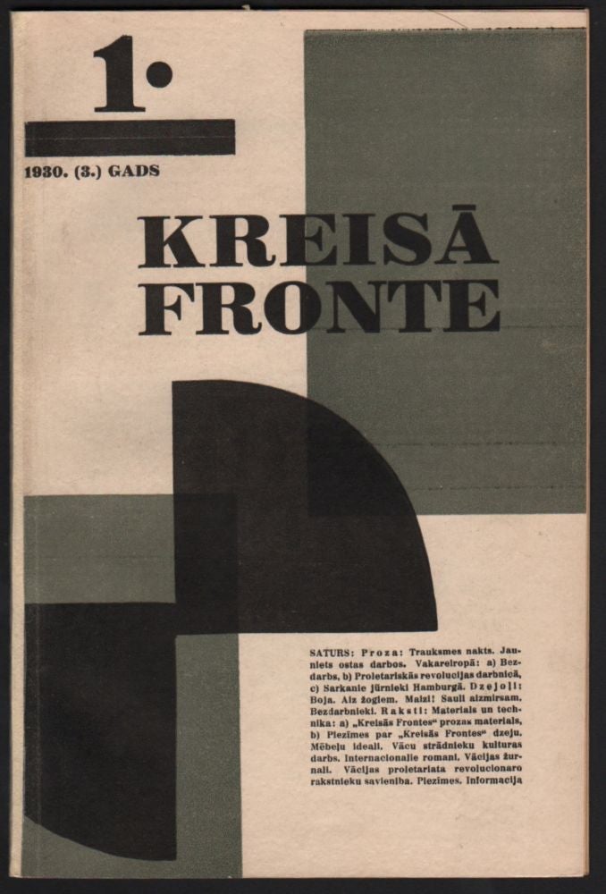 Item #668 Kreisa fronte. [Left Front.] 1930. No. 1. Linards Laicens, Olga Laicens.