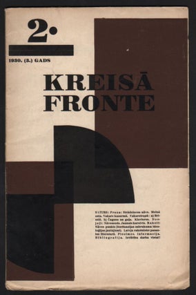 Item #670 Kreisa fronte. [Left Front.] 1930. No. 2. Linards Laicens, Olga Laicens