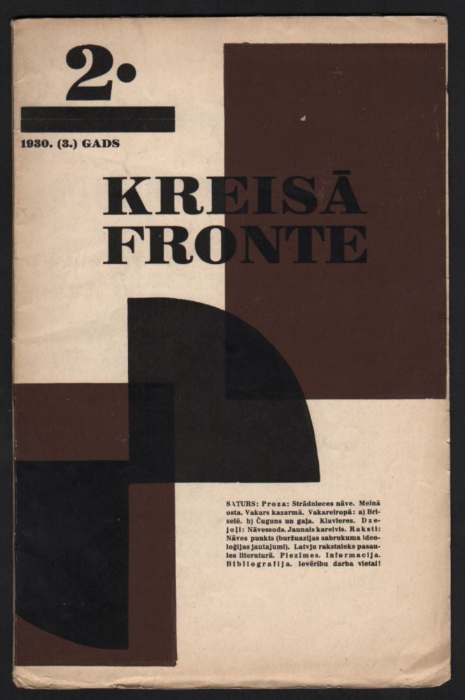 Item #670 Kreisa fronte. [Left Front.] 1930. No. 2. Linards Laicens, Olga Laicens.