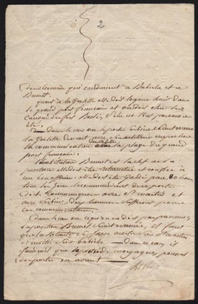 Genereal Leclerc’s Handwritten Letter, on October 10, 1802.