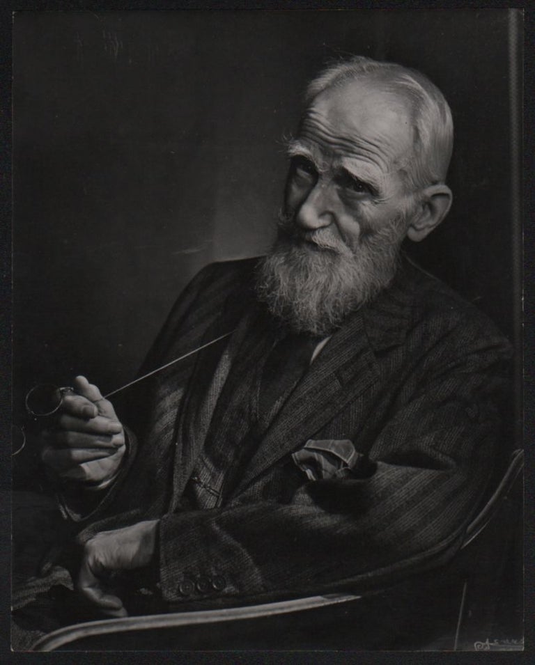 Item #79 George Bernard Shaw. Portrait Study. Yousuf Karsh.