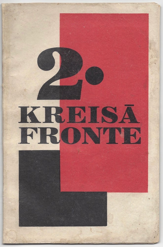 Item #862 Kreisa Fronte / Kreisā fronte. N. 2. 1. V. 1929. [Left Front. No. 2. May 1, 1929.]. Linards Laicens.