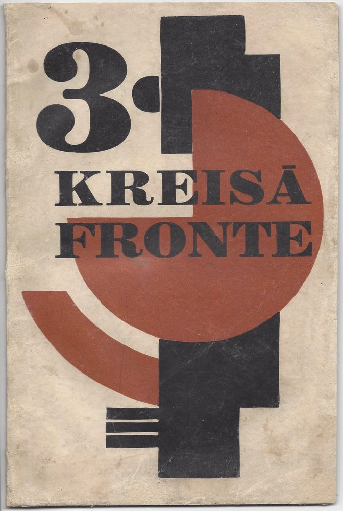 Item #866 Kreisa fronte. / Kreisā fronte. N. 3. 1. VI. 1929. [Left Front. No. 3. June 1, 1929.]. Linards Laicens.