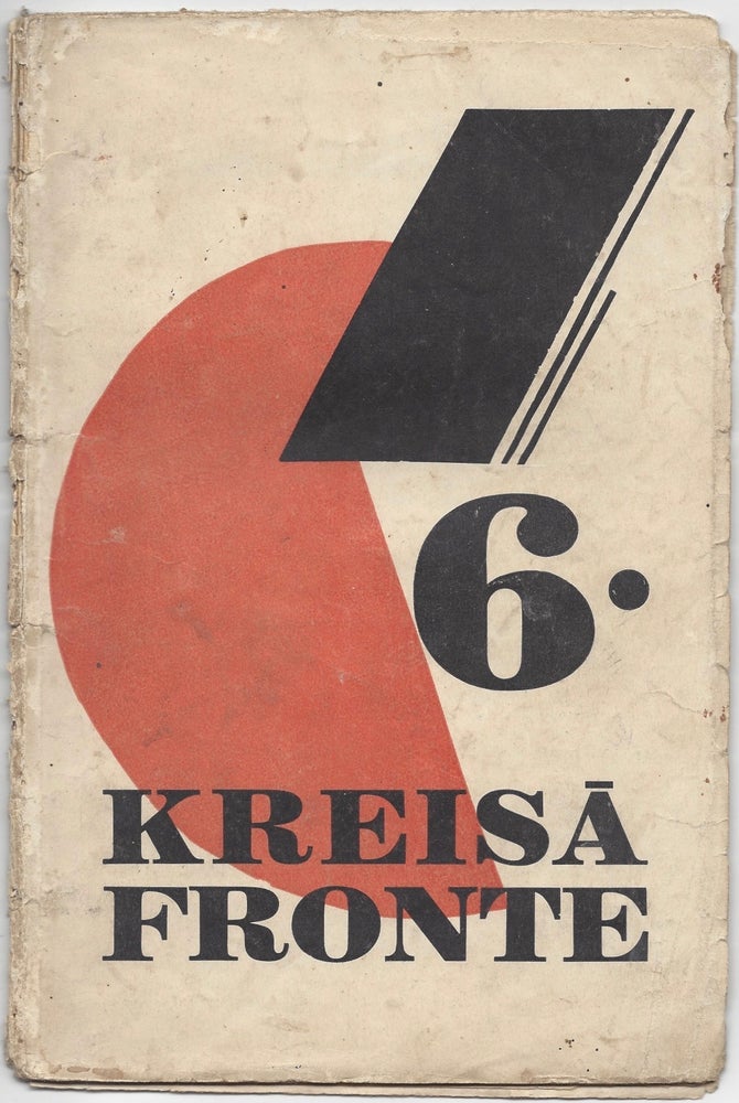 Item #898 Kreisa fronte. N. 6. 1. XII. 1929. [Left Front. No. 6. December 1, 1929.]. Linards Laicens.